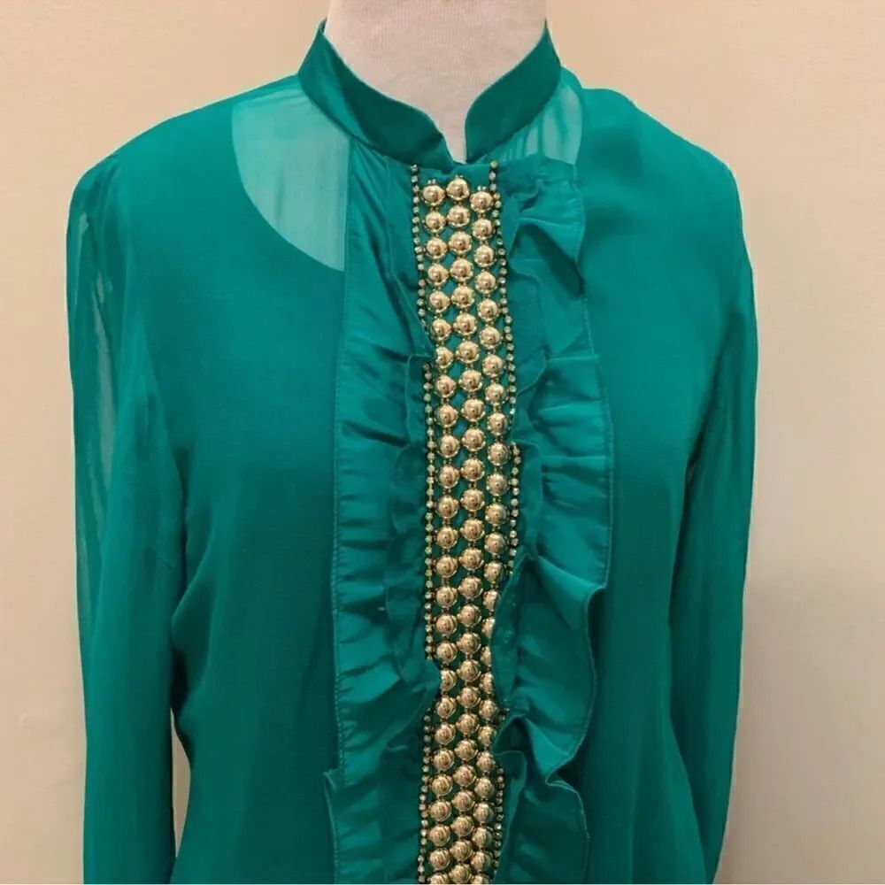 PAKISTANI INDIAN FORMAL DRESS OUTFIT - Picture 5 of 10